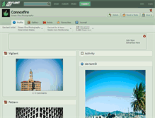 Tablet Screenshot of connoxfire.deviantart.com