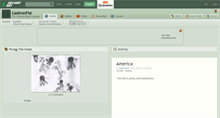 Desktop Screenshot of castironfist.deviantart.com