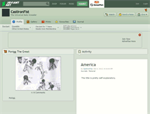 Tablet Screenshot of castironfist.deviantart.com