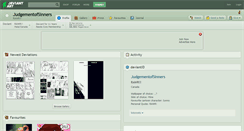 Desktop Screenshot of judgementofsinners.deviantart.com