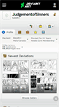 Mobile Screenshot of judgementofsinners.deviantart.com