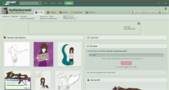 Desktop Screenshot of mystiasakurazaki.deviantart.com