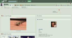 Desktop Screenshot of demoka.deviantart.com