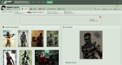 Desktop Screenshot of master-cyrus.deviantart.com