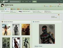 Tablet Screenshot of master-cyrus.deviantart.com