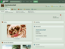 Tablet Screenshot of chemicalcocktail.deviantart.com