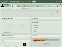 Tablet Screenshot of bikobow.deviantart.com