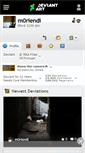 Mobile Screenshot of m0riendi.deviantart.com