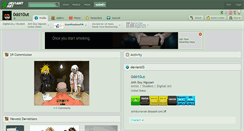 Desktop Screenshot of 0dd10ut.deviantart.com