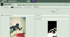 Desktop Screenshot of mirrormasked.deviantart.com
