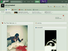 Tablet Screenshot of mirrormasked.deviantart.com