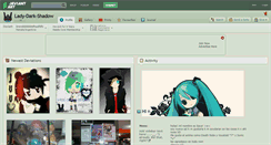 Desktop Screenshot of lady-dark-shadow.deviantart.com