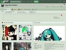 Tablet Screenshot of lady-dark-shadow.deviantart.com