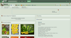 Desktop Screenshot of deevon.deviantart.com