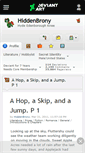 Mobile Screenshot of hiddenbrony.deviantart.com