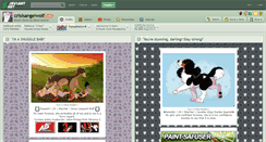 Desktop Screenshot of crisisangelwolf.deviantart.com