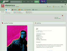 Tablet Screenshot of mikemorrocco.deviantart.com
