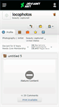 Mobile Screenshot of locophotos.deviantart.com