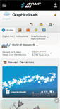 Mobile Screenshot of graphicclouds.deviantart.com