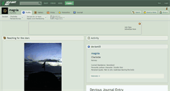Desktop Screenshot of magnia.deviantart.com