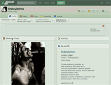 Tablet Screenshot of lindseyloohoo.deviantart.com