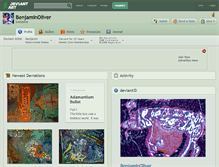 Tablet Screenshot of benjaminoliver.deviantart.com