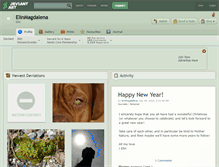 Tablet Screenshot of elinmagdalena.deviantart.com