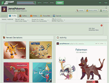 Tablet Screenshot of jamalpokemon.deviantart.com