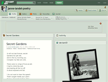 Tablet Screenshot of janne-landet-poetry.deviantart.com