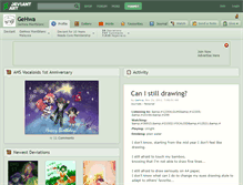 Tablet Screenshot of gehwa.deviantart.com