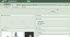 Desktop Screenshot of julietbarker.deviantart.com