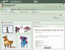 Tablet Screenshot of bunnybun-chan.deviantart.com