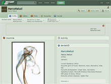 Tablet Screenshot of marcomaluzi.deviantart.com