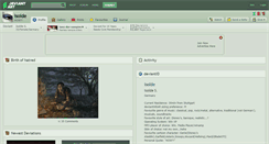 Desktop Screenshot of isolde.deviantart.com
