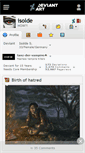 Mobile Screenshot of isolde.deviantart.com