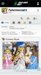 Mobile Screenshot of fallenmessiahx.deviantart.com