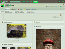 Tablet Screenshot of bobbityjones.deviantart.com