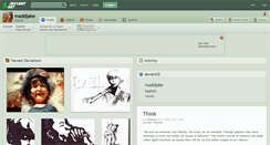 Desktop Screenshot of maddjake.deviantart.com