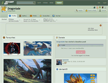 Tablet Screenshot of dragoniade.deviantart.com
