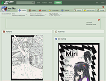 Tablet Screenshot of nurilka.deviantart.com