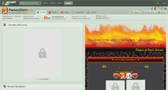 Desktop Screenshot of flamesofzero.deviantart.com