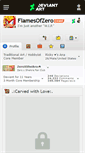 Mobile Screenshot of flamesofzero.deviantart.com