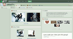 Desktop Screenshot of judelawfc.deviantart.com