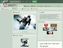 Tablet Screenshot of judelawfc.deviantart.com