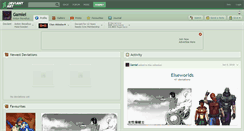 Desktop Screenshot of gamiel.deviantart.com