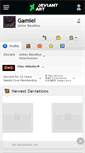 Mobile Screenshot of gamiel.deviantart.com