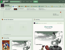 Tablet Screenshot of gamiel.deviantart.com