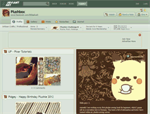 Tablet Screenshot of plushbox.deviantart.com