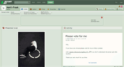 Desktop Screenshot of mart1-freak.deviantart.com