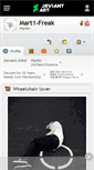 Mobile Screenshot of mart1-freak.deviantart.com